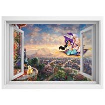 Ventanas 3d disney aladdin